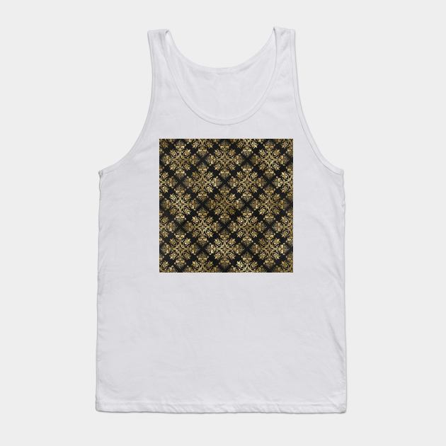 Artistic Design Gold Tank Top by Alvd Design